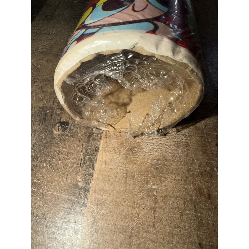 Vtg 2000 POWERPUFF GIRLS Christmas Wrapping Paper Roll 40 Sq Ft Toys R Us Excl